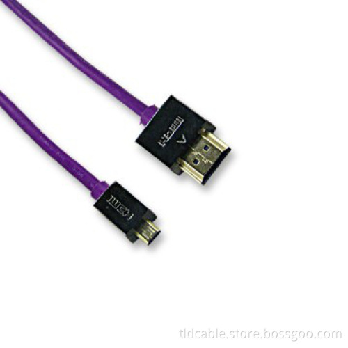 super slim HDMI cable with 36awg OD3.6mm